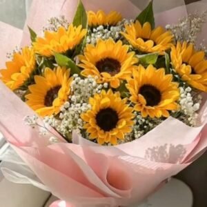 Golden Sunflower Bouquet